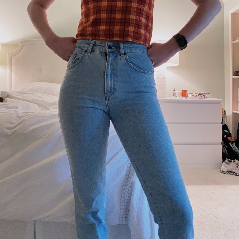 Ragged Priest High waisted Mom Jean